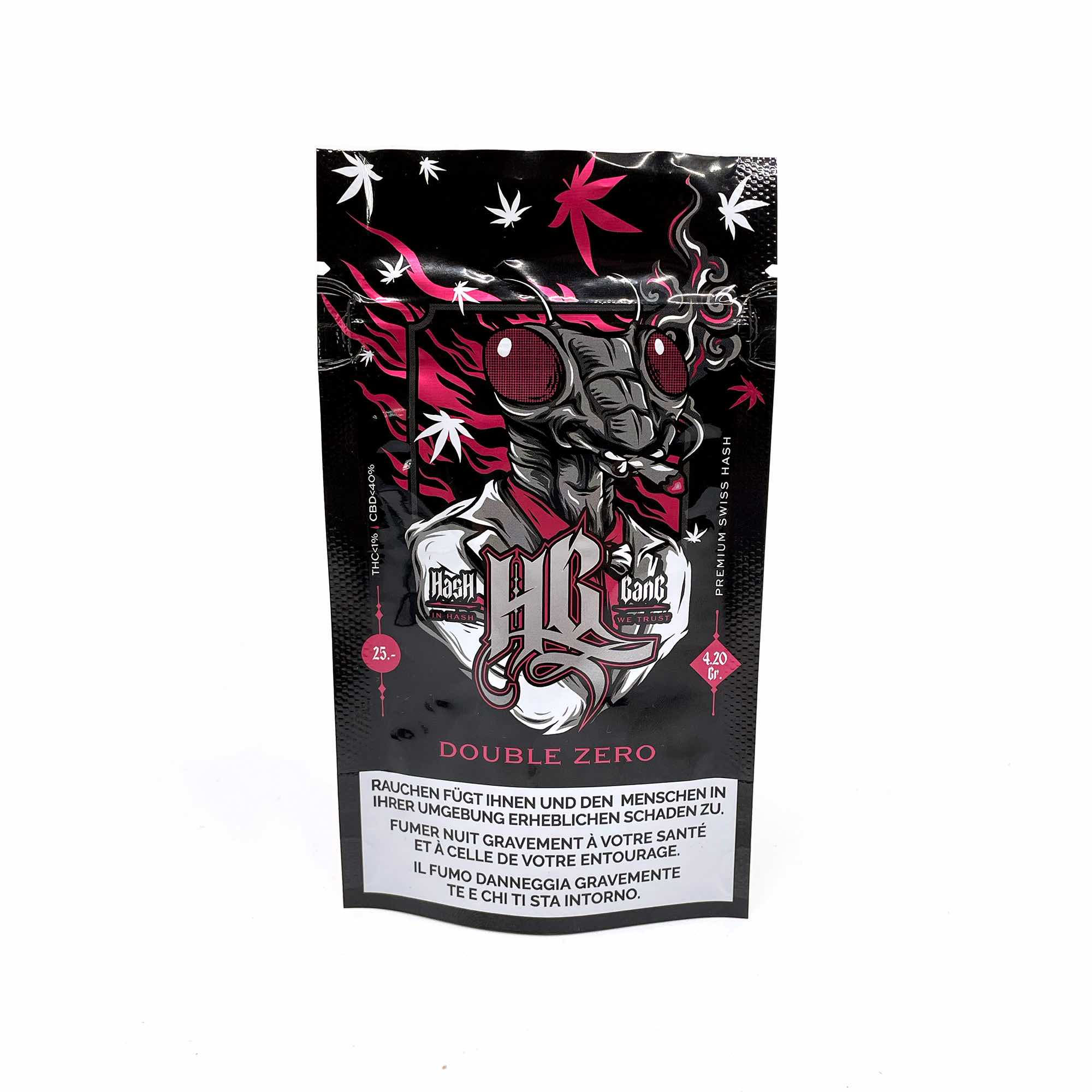 Double Zero CBD Hash von Hash Gang, 4.2g Block