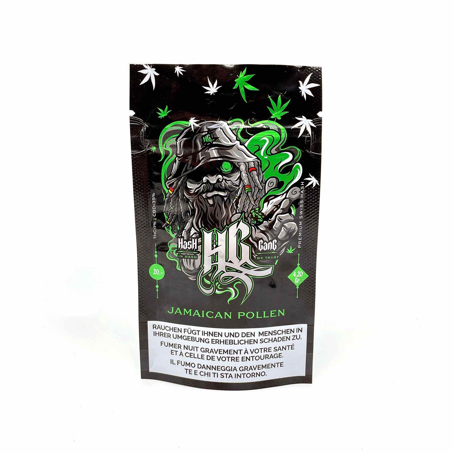 Hash Gang - Jamaican Pollen - 4.20 Gramm kaufen bei rauchwerk.ch