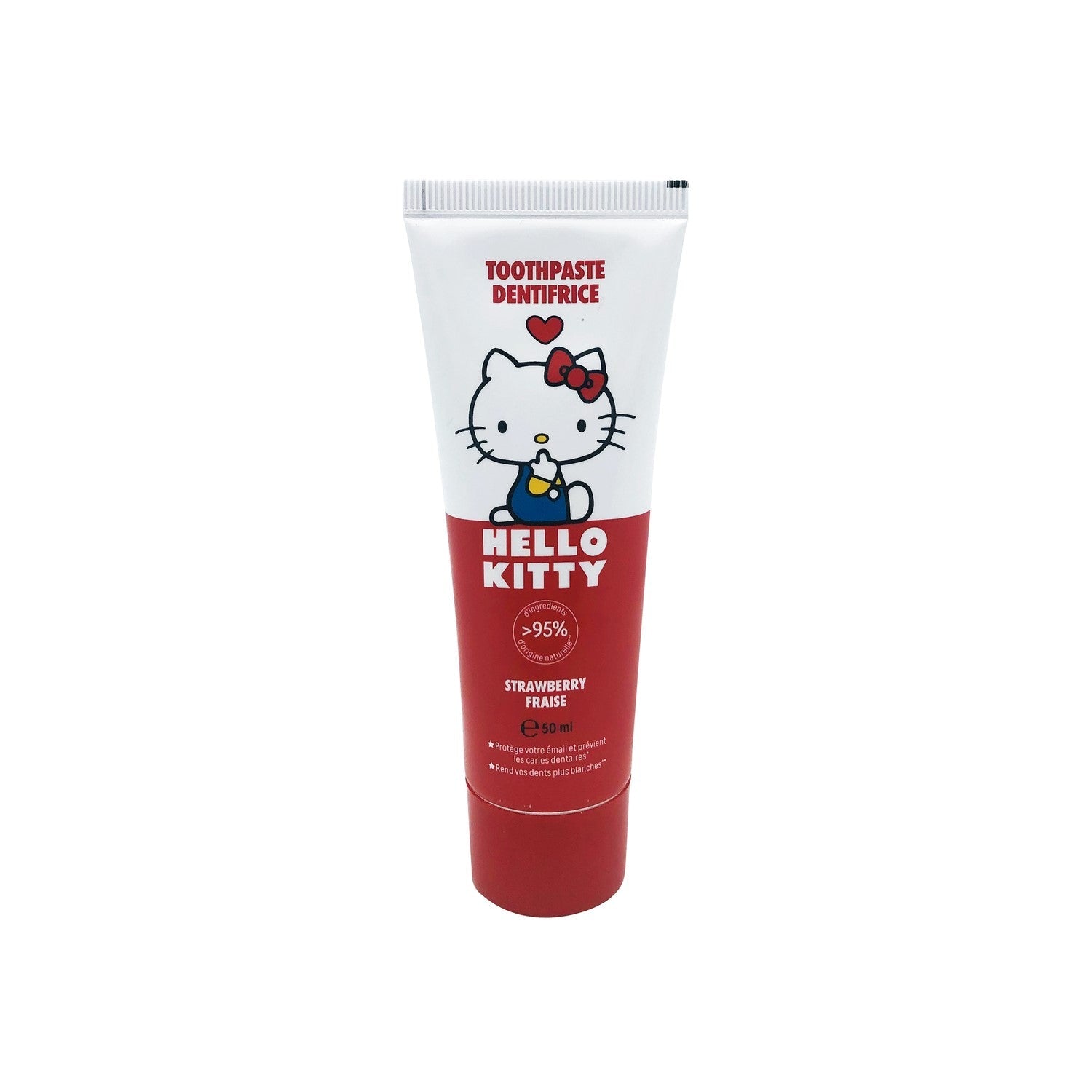 Hello Kitty Zahnpasta Erdbeere 50 ml Tube Vorderansicht