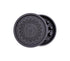 Hemp Grinder - Leaf Pattern - 55mm - 2 Layers kaufen bei rauchwerk.ch