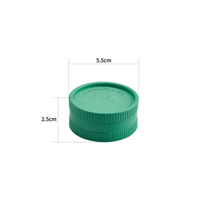 Hemp Plastic Grinder - 55mm - 2 Layers kaufen bei rauchwerk.ch