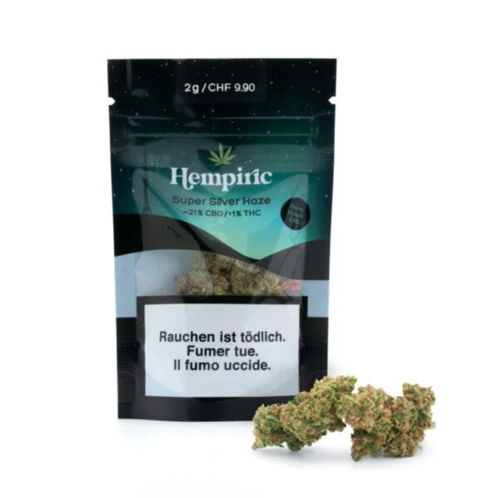 Hempiric Super Silver Haze Indoor CBD Blüten 2g