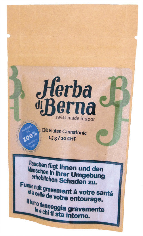 Herba di Berna Cannatonic Indoor – CBD-Blüten, 3.5 g