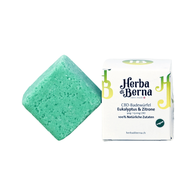 Herba di Berna CBD Badewürfel Eukalyptus & Zitrone 90g