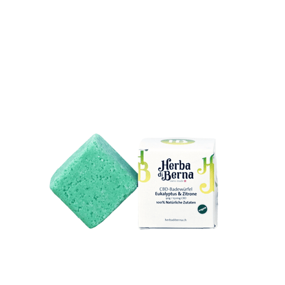 Herba di Berna CBD Badewürfel Eukalyptus &amp; Zitrone 90g