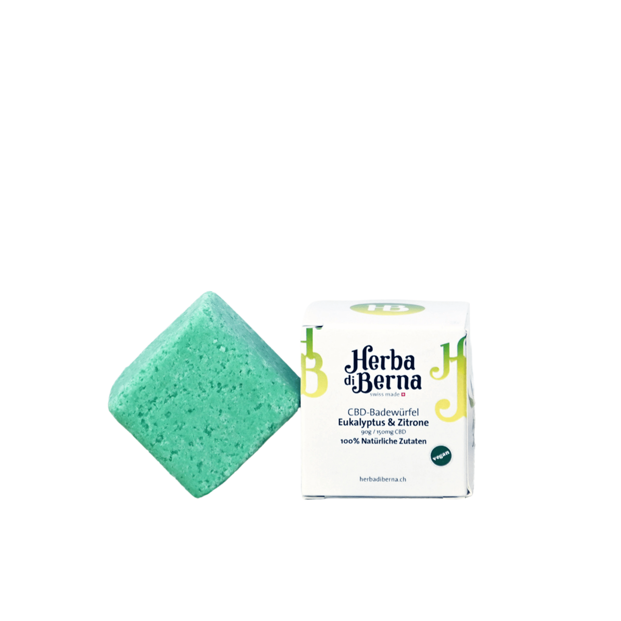 Herba di Berna - CBD Badewürfel - 150mg CBD - Eukalyptus &amp; Zitrone kaufen bei rauchwerk.ch