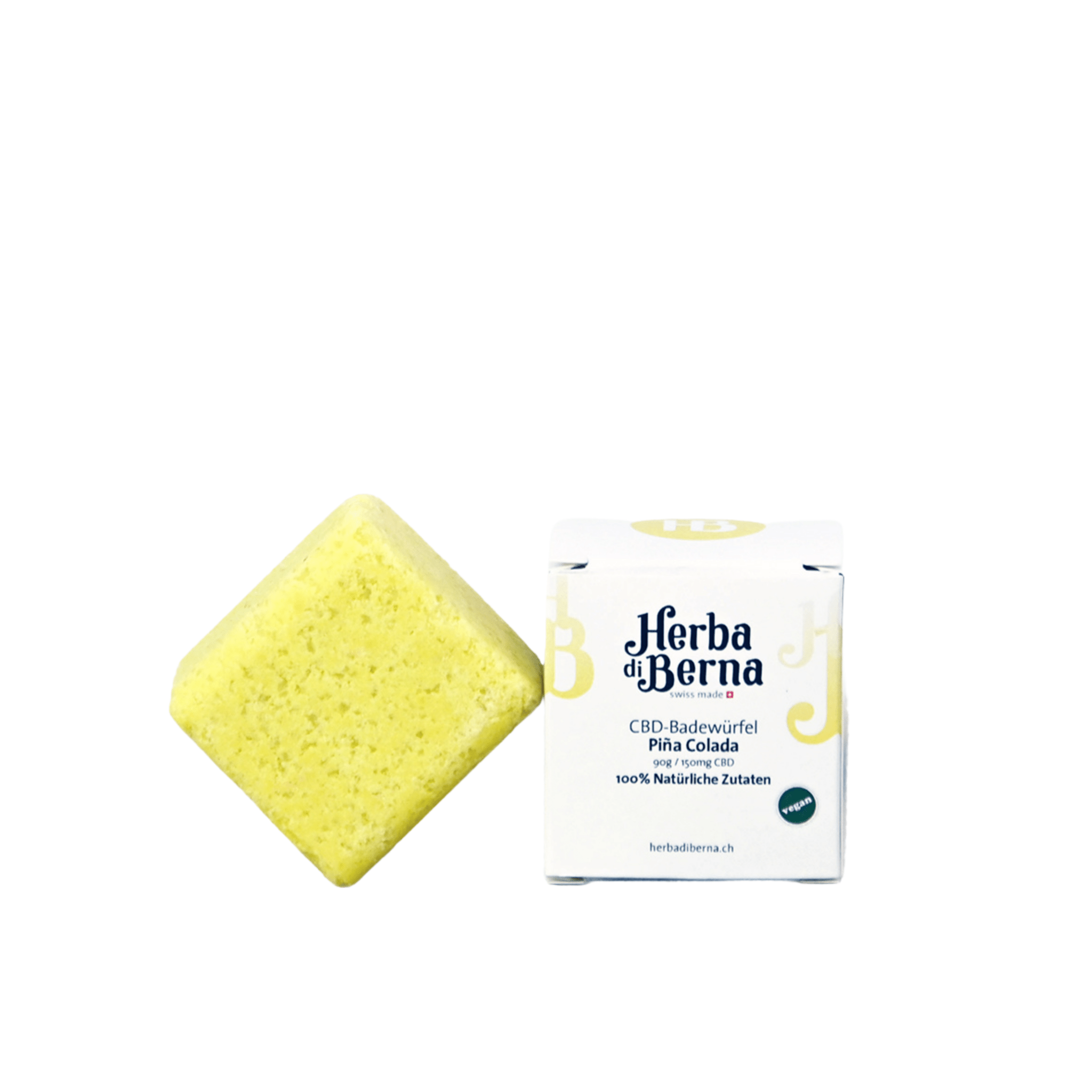 Herba di Berna - CBD Badewürfel - 150mg CBD - Pina Colada kaufen bei rauchwerk.ch