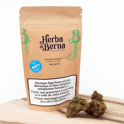 Herba di Berna Harlequin Indoor – CBD-Blüten, 10 g