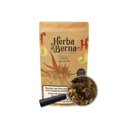 Herba di Berna Mango Haze Outdoor CBD Blüten 45g