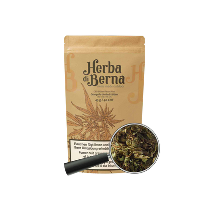 Herba di Berna Orangello Outdoor CBD Blüten 45g