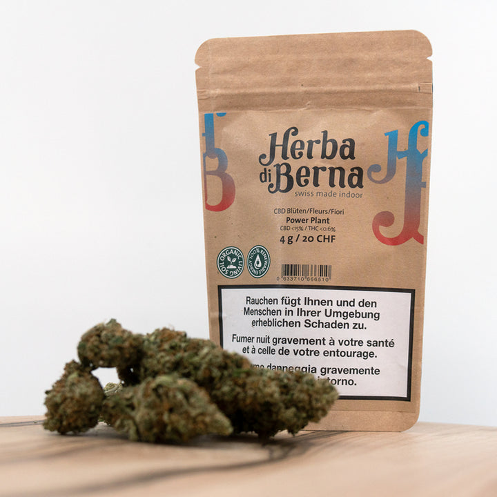 Herba di Berna Power Plant Indoor – CBD-Blüten, 4 g, Ansicht 1