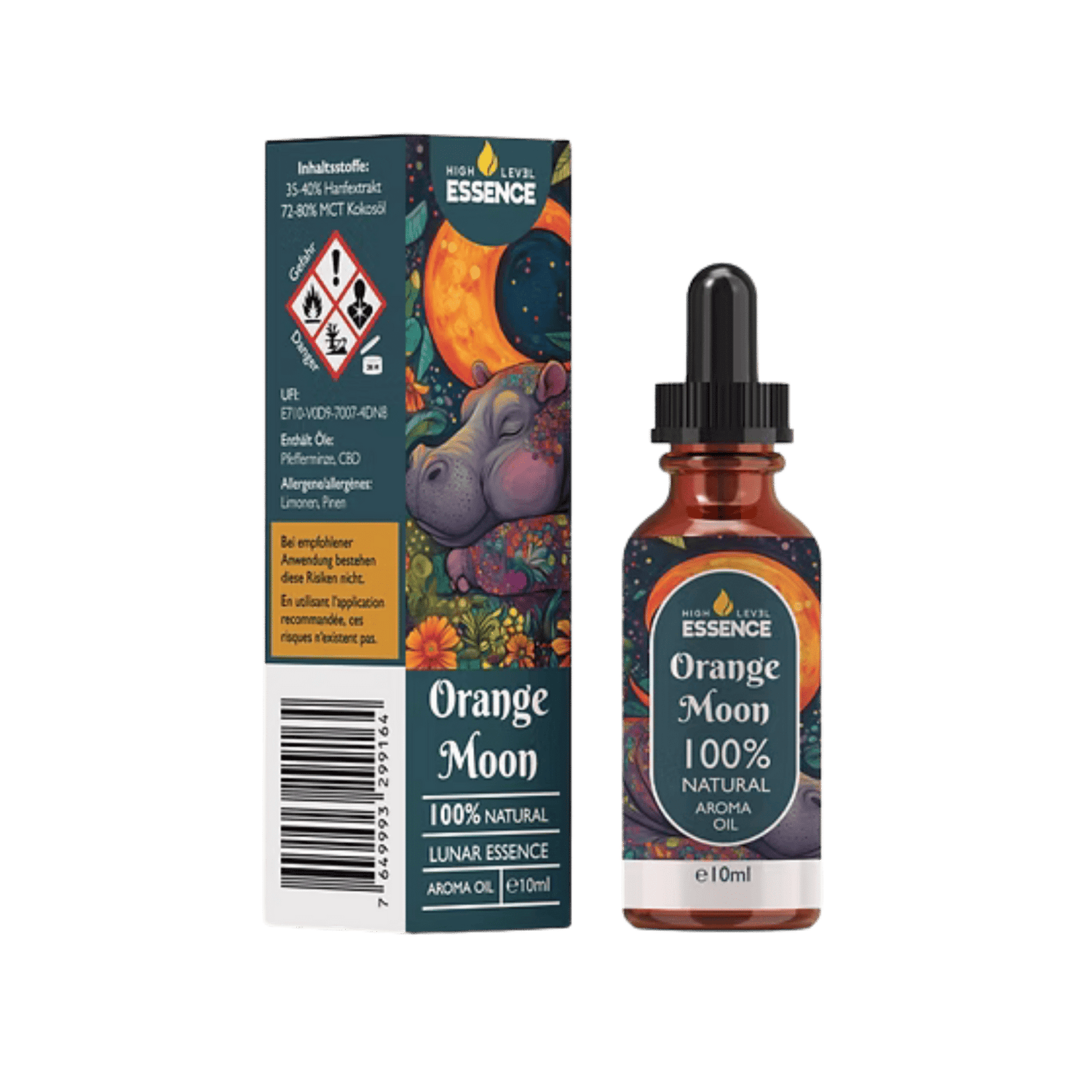 High Level Essence - Aromatherapie - Orange Moon - Aromaöl mit CBD und CBN kaufen bei rauchwerk.ch