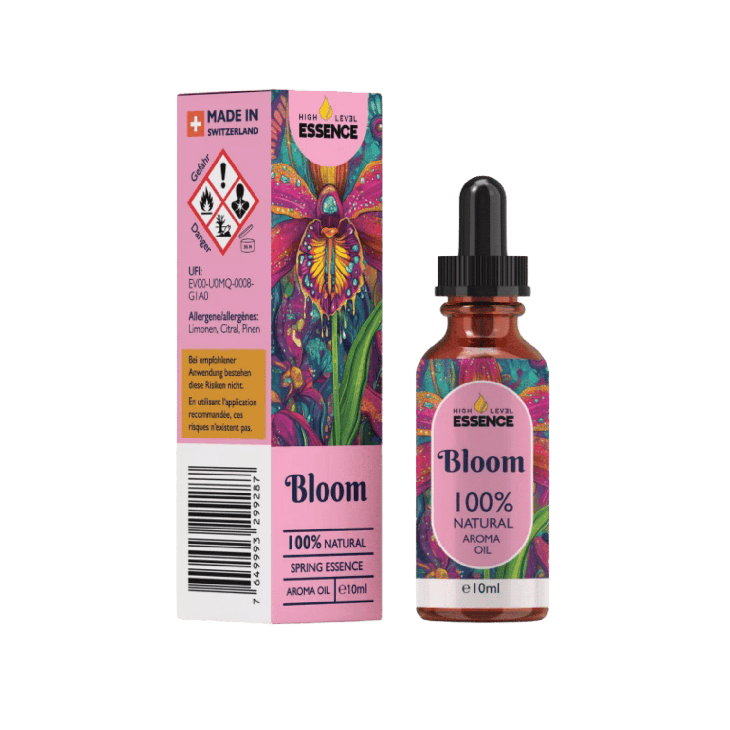 High Level Essence Bloom Aromaöl mit Orange und Zitrone