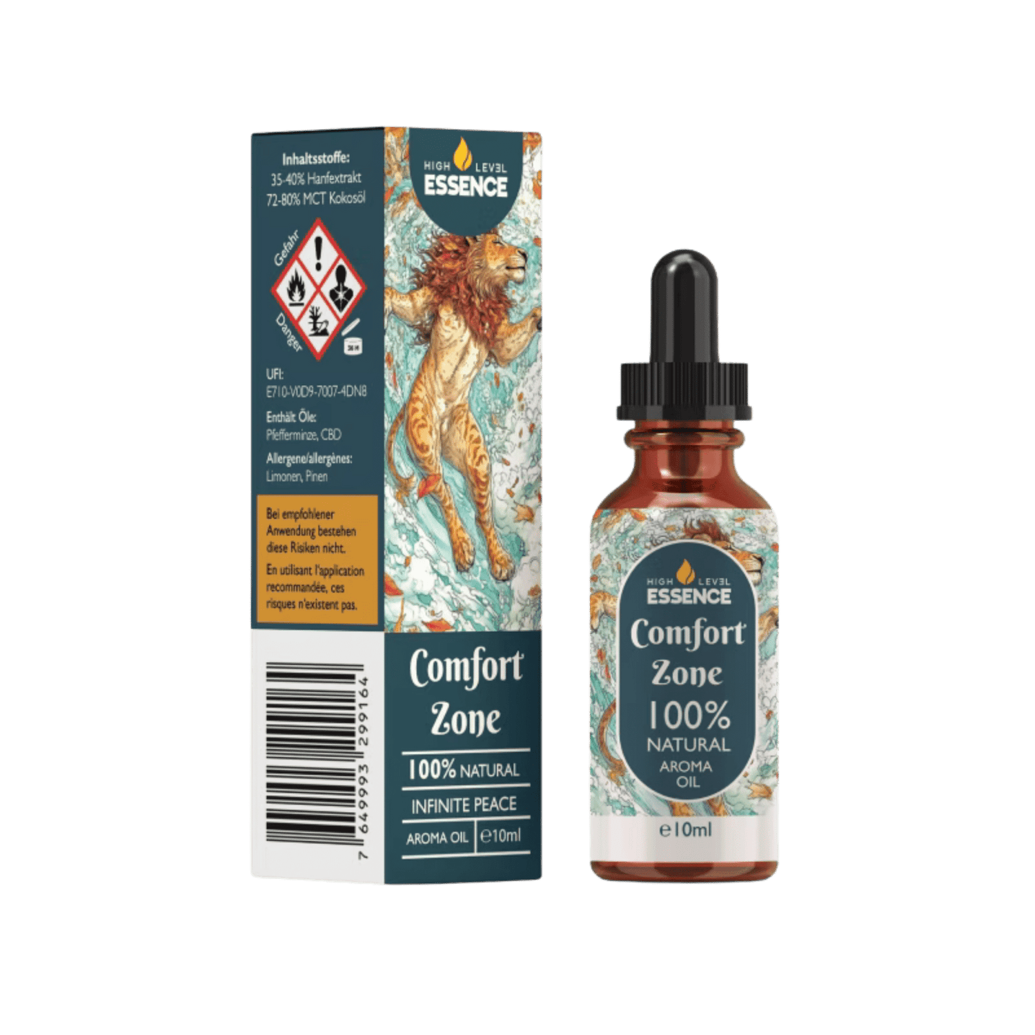 High Level Essence Comfort Zone CBD/CBN Aromaöl Pfefferminze 10 ml