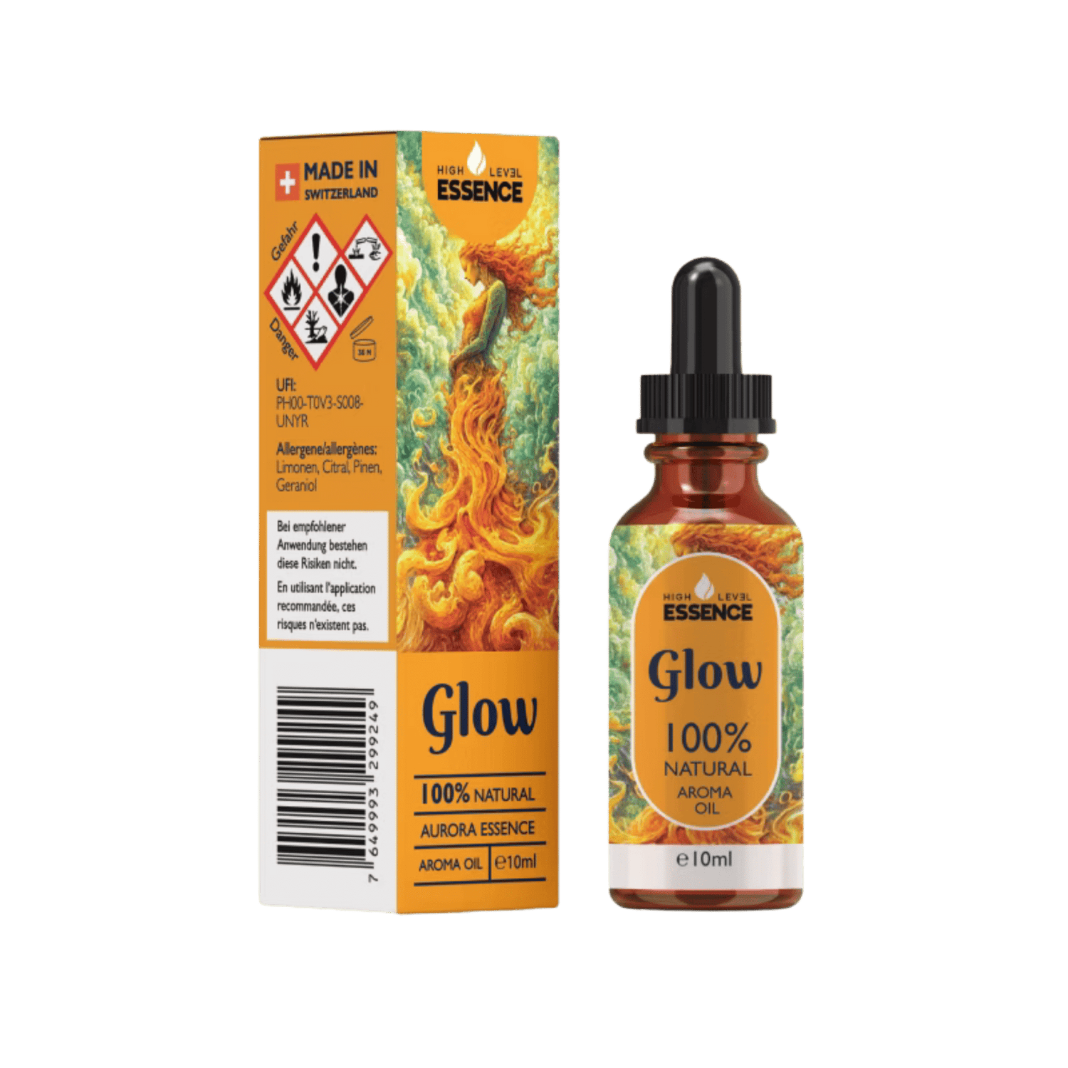 High Level Essence Glow Aromaöl mit Zitronengras und Eukalyptus