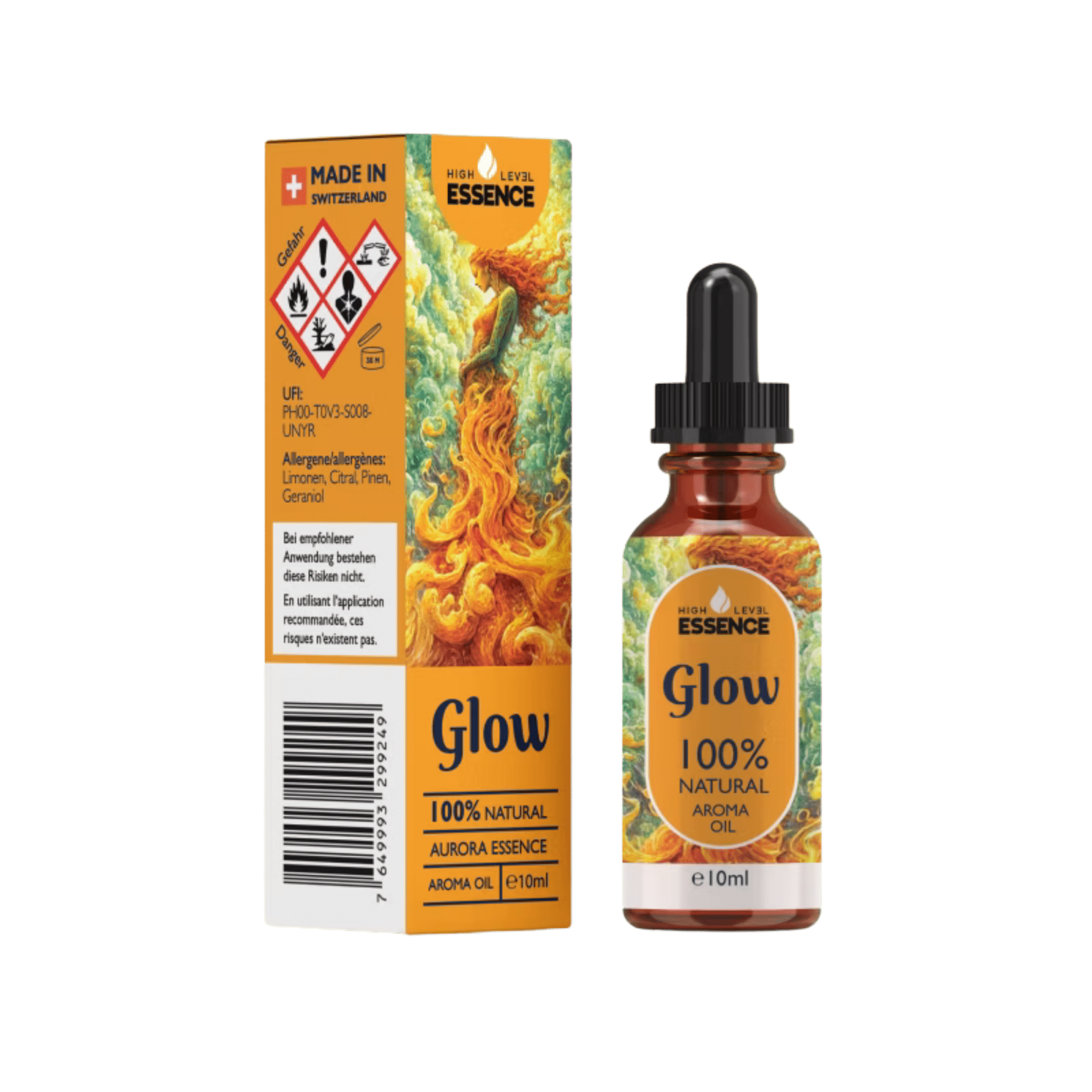 High Level Essence Glow Aromaöl mit Zitronengras und Eukalyptus