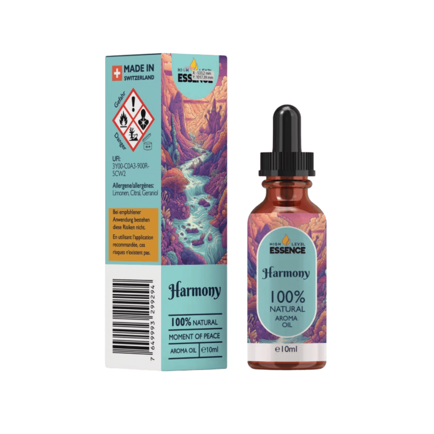 High Level Essence Harmony Aromaöl 10 ml – Zitrus &amp; Floral