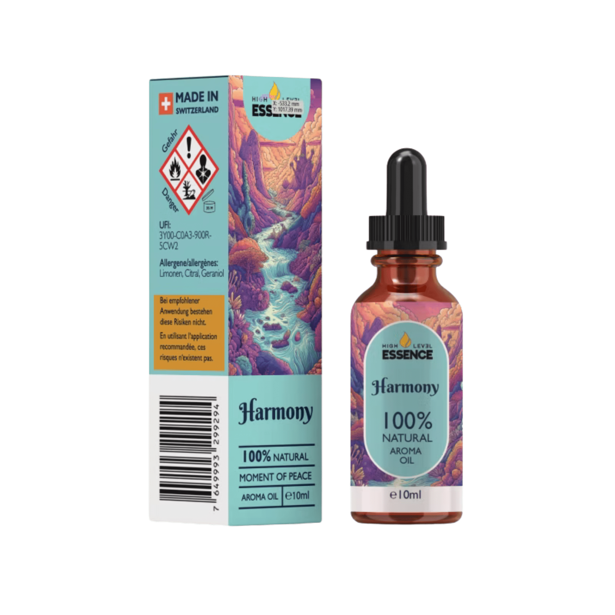 High Level Essence Harmony Aromaöl 10 ml – Zitrus & Floral