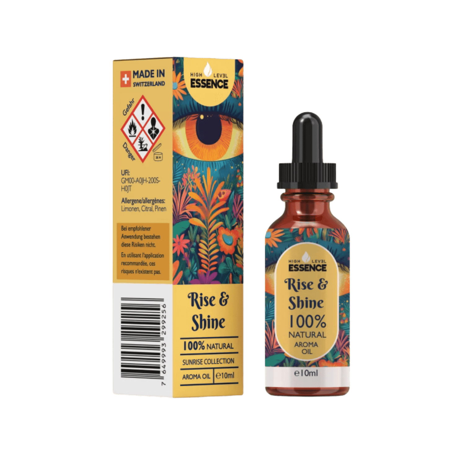 High Level Essence Rise &amp; Shine Aromaöl Orange Pfefferminze 10 ml