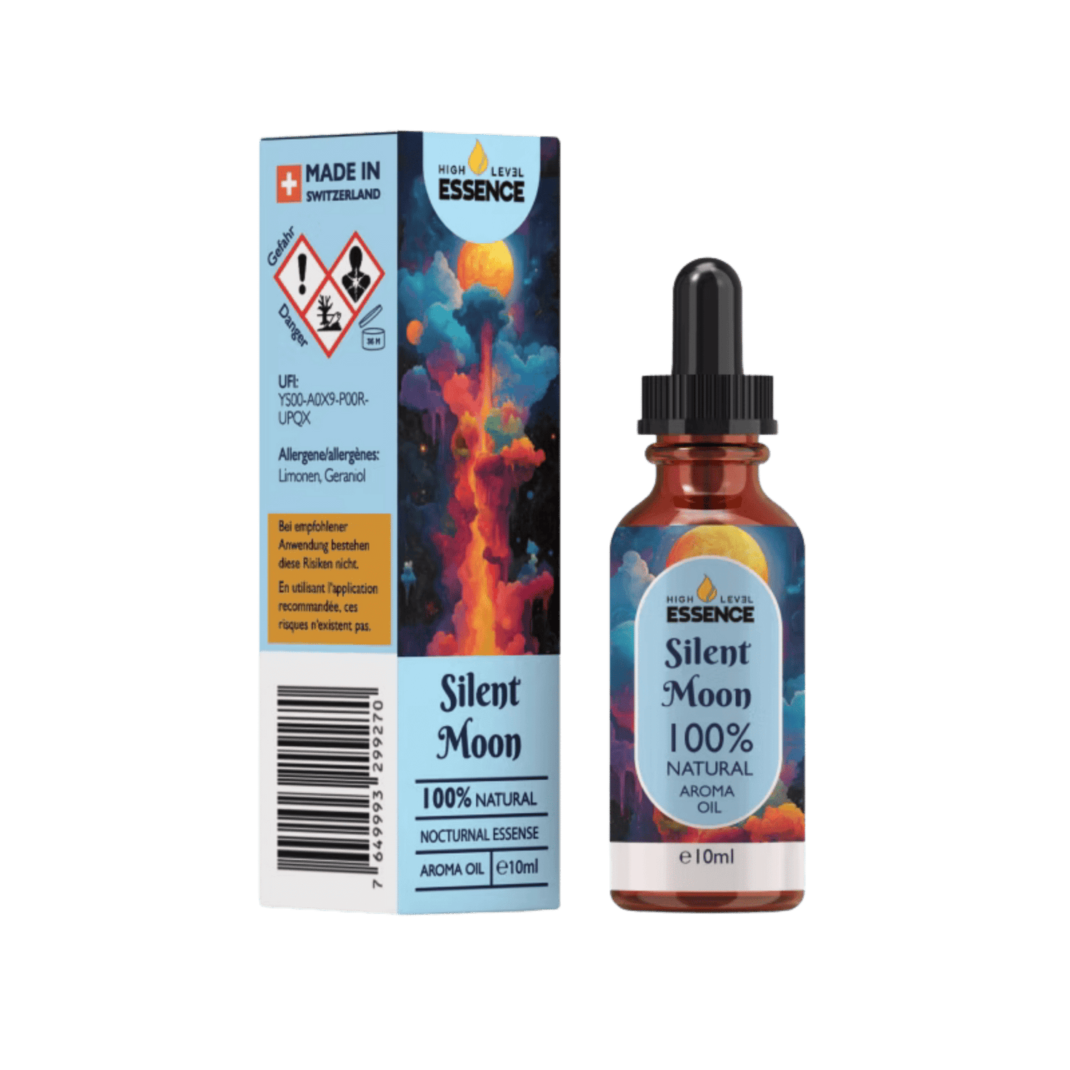 High Level Essence Silent Moon Aromaöl 10 ml – Packung
