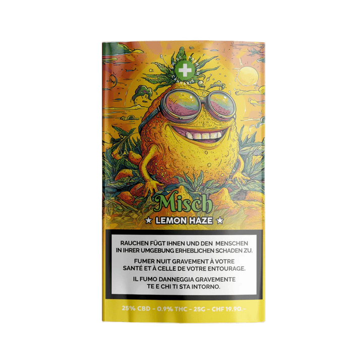 High Level Genetics Lemon Haze Indoor CBD Misch 25g