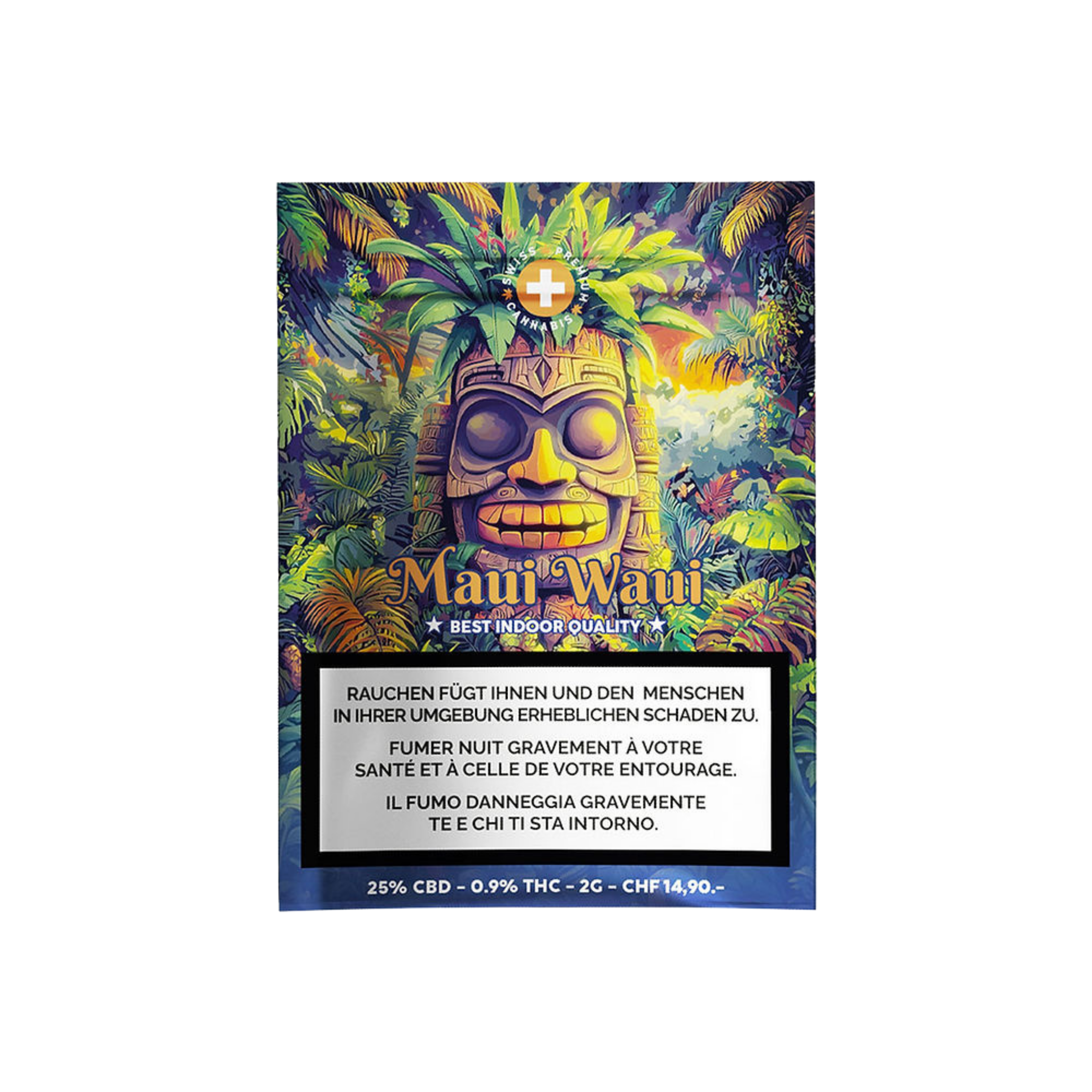 High Level Genetics Maui Waui Indoor CBD Blüten 2g