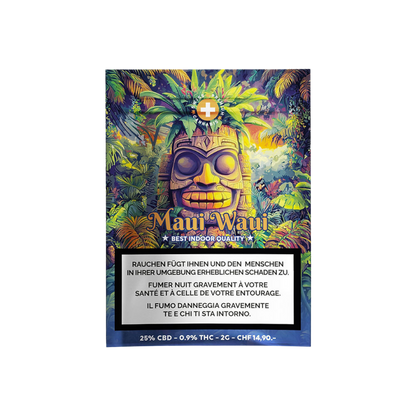 High Level Genetics Maui Waui Indoor CBD Blüten 2g