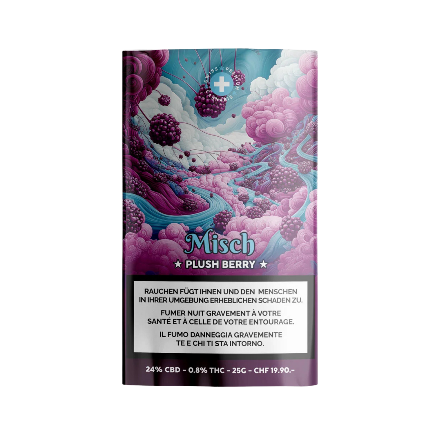 High Level Genetics Plush Berry Indoor CBD Misch 25g