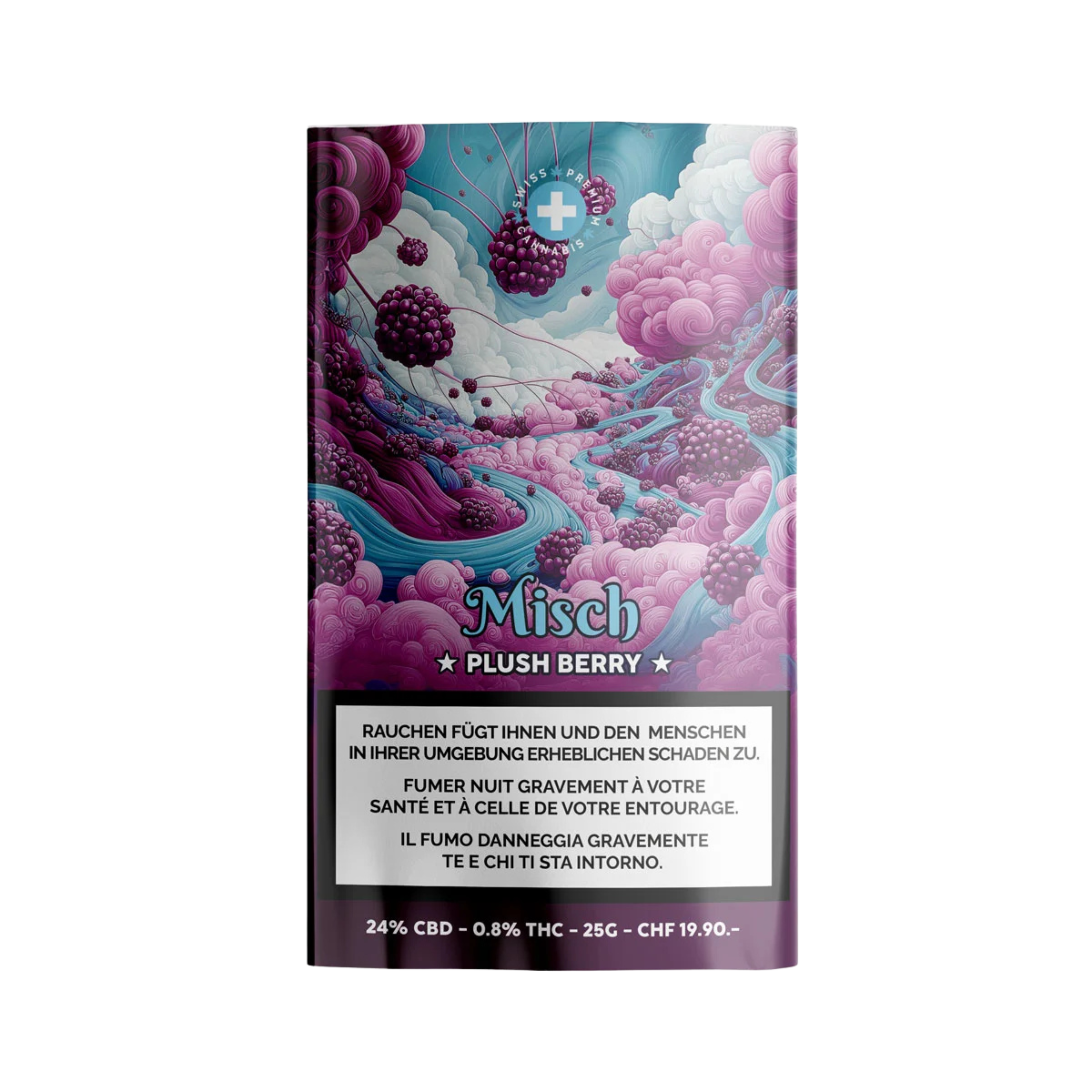 High Level Genetics Plush Berry Indoor CBD Misch 25g