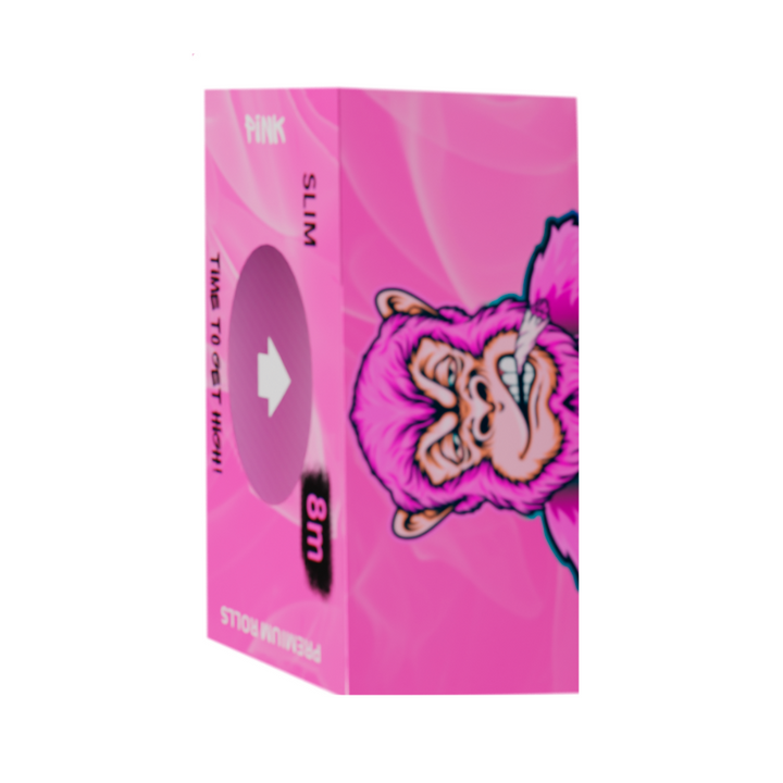 Highstore Pink Rolls, 8 m, 24 Stück