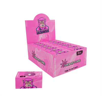 Highstore Pink Rolls, 8 m, 24 Stück