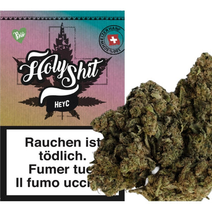 Holy Shit HeyC Indoor CBD Blüten 4g Packung