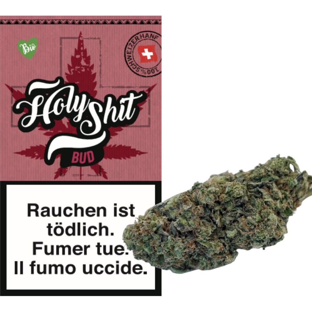 Holy Shit Rhabarbie Indoor CBD Blüten 4g Packung