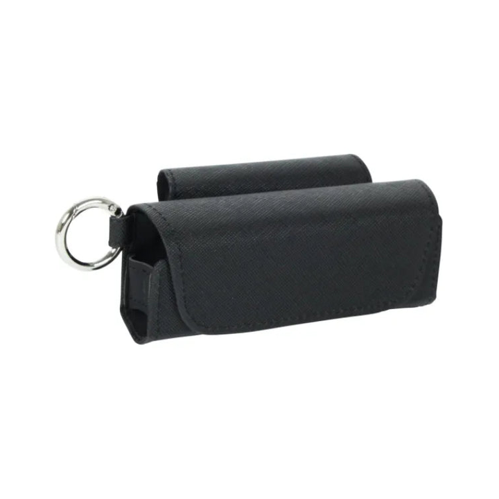 IQOS Hülle aus PVC in Schwarz mit Aufhänger