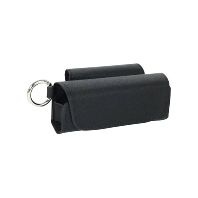 IQOS Hülle aus PVC in Schwarz mit Aufhänger