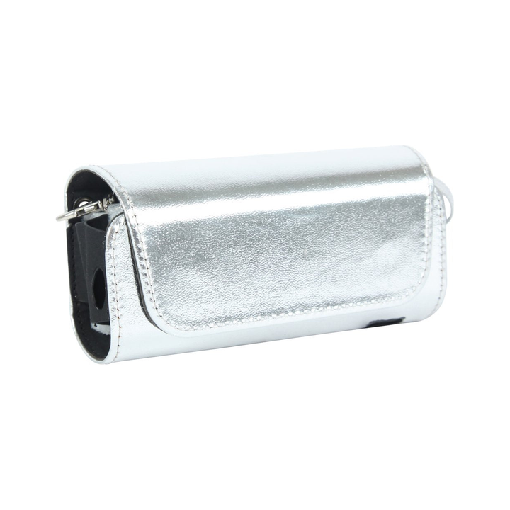 IQOS Schutzhülle aus PVC in Silber mit Aufhänger