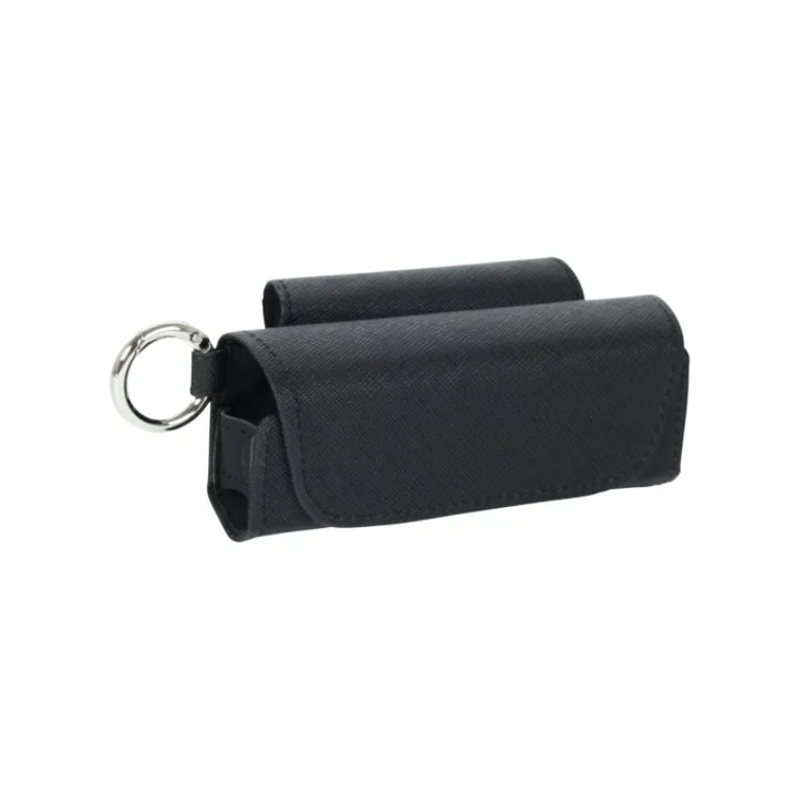 IQOS Hülle aus PVC in Schwarz mit Aufhänger