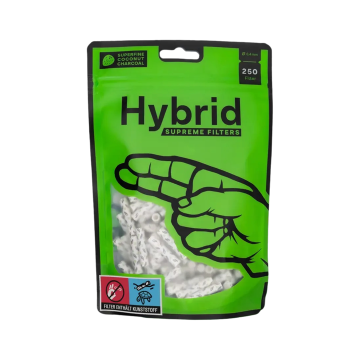 Hybrid Supreme Aktivkohlefilter 6,4 mm Bag 250 Stück