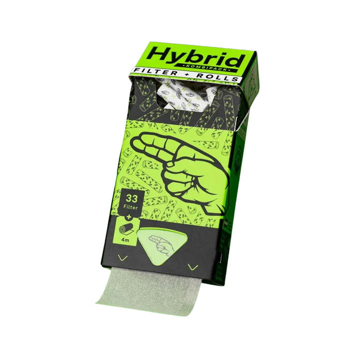 Hybrid Supreme Aktivkohlefilter & Rolls Kombipack 33 Stück