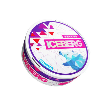 ICEBERG Berries Medium Snus Dose schräge Ansicht