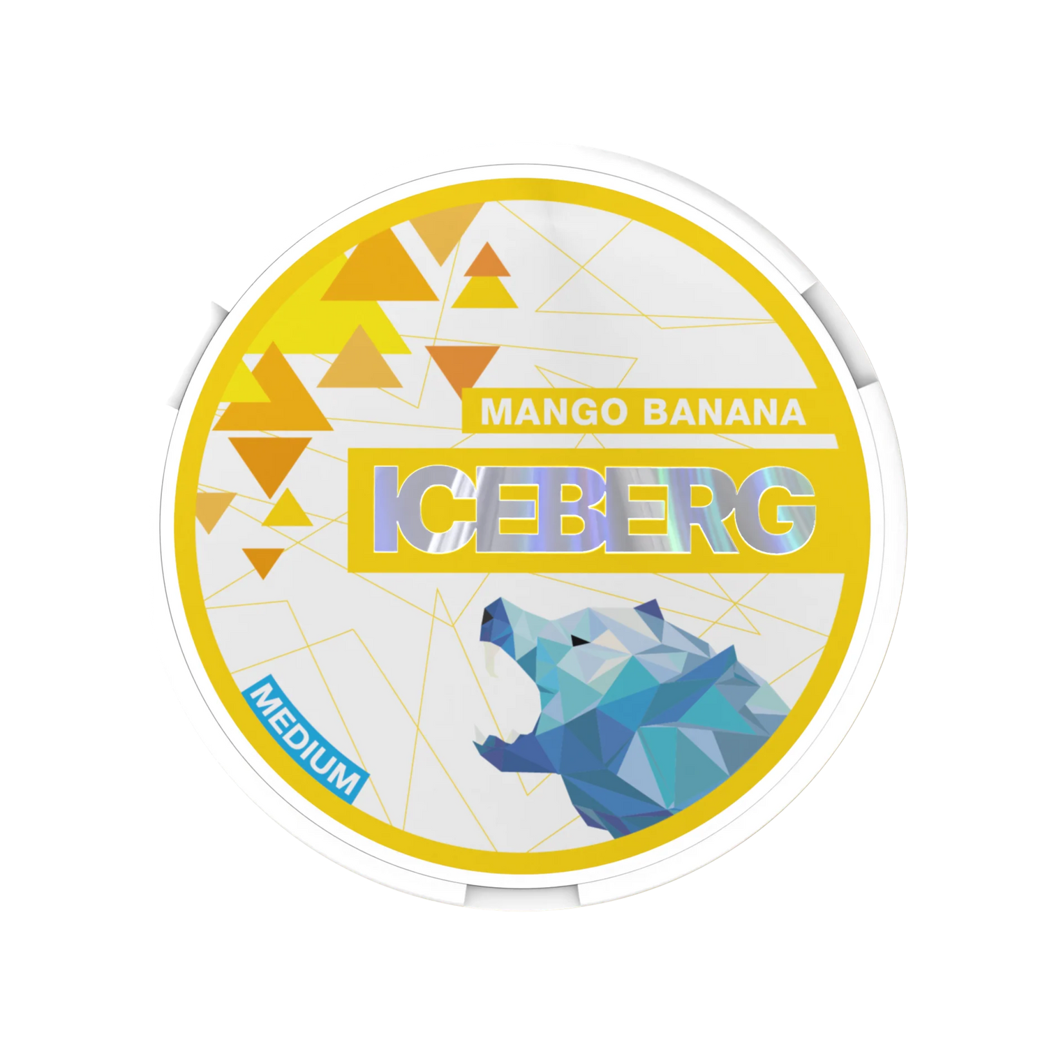ICEBERG Medium Mango Banana Nikotinbeutel Dose 20mg/g