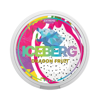 ICEBERG Bubble Gum Nikotinbeutel Dose seitliche Ansicht