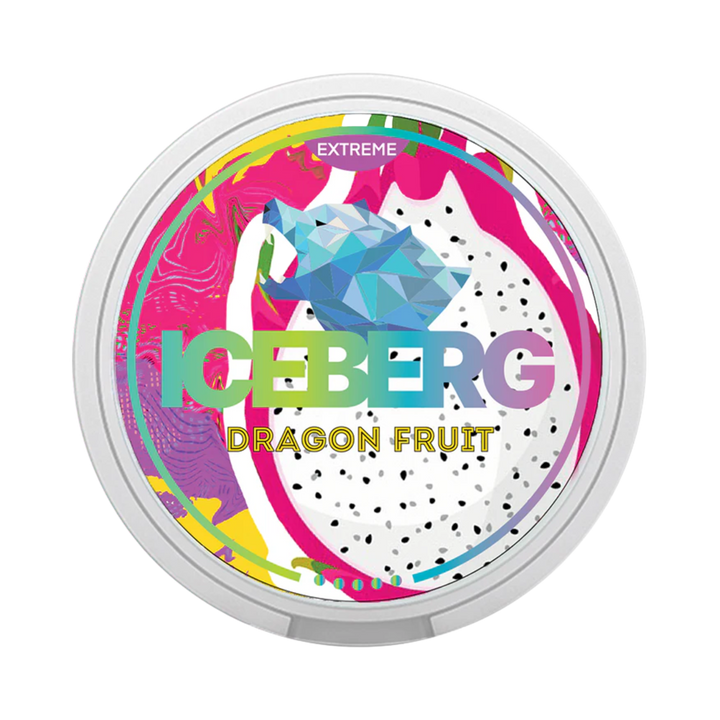 ICEBERG Bubble Gum Nikotinbeutel Dose seitliche Ansicht