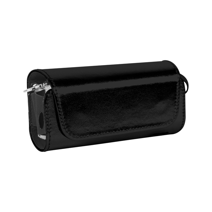 Hülle für IQOS aus PVC in Schwarz glänzend mit Aufhänger