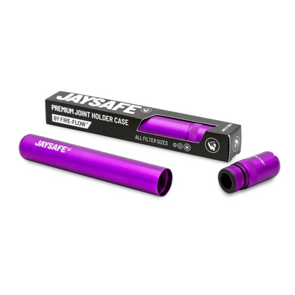 JAYSAFE Joint Tube Rose Onyx aus Aluminium, Vorderansicht