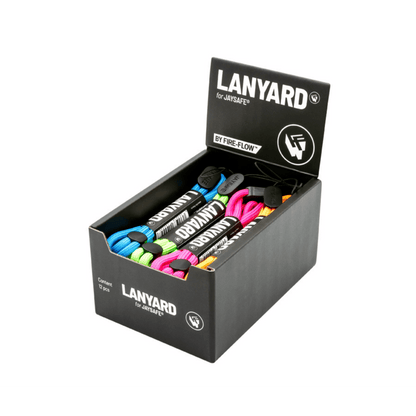 JAYSAFE Lanyard Color Mix Display mit 12 Stück