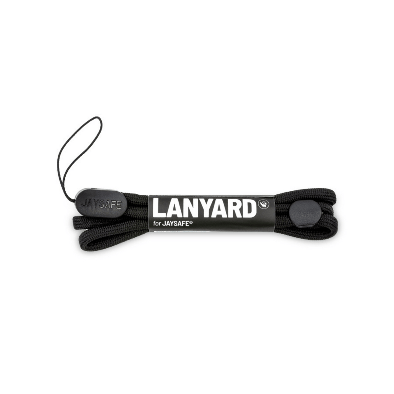 JAYSAFE Lanyard Schwarz Schlüsselband mit Sicherheitsverschluss