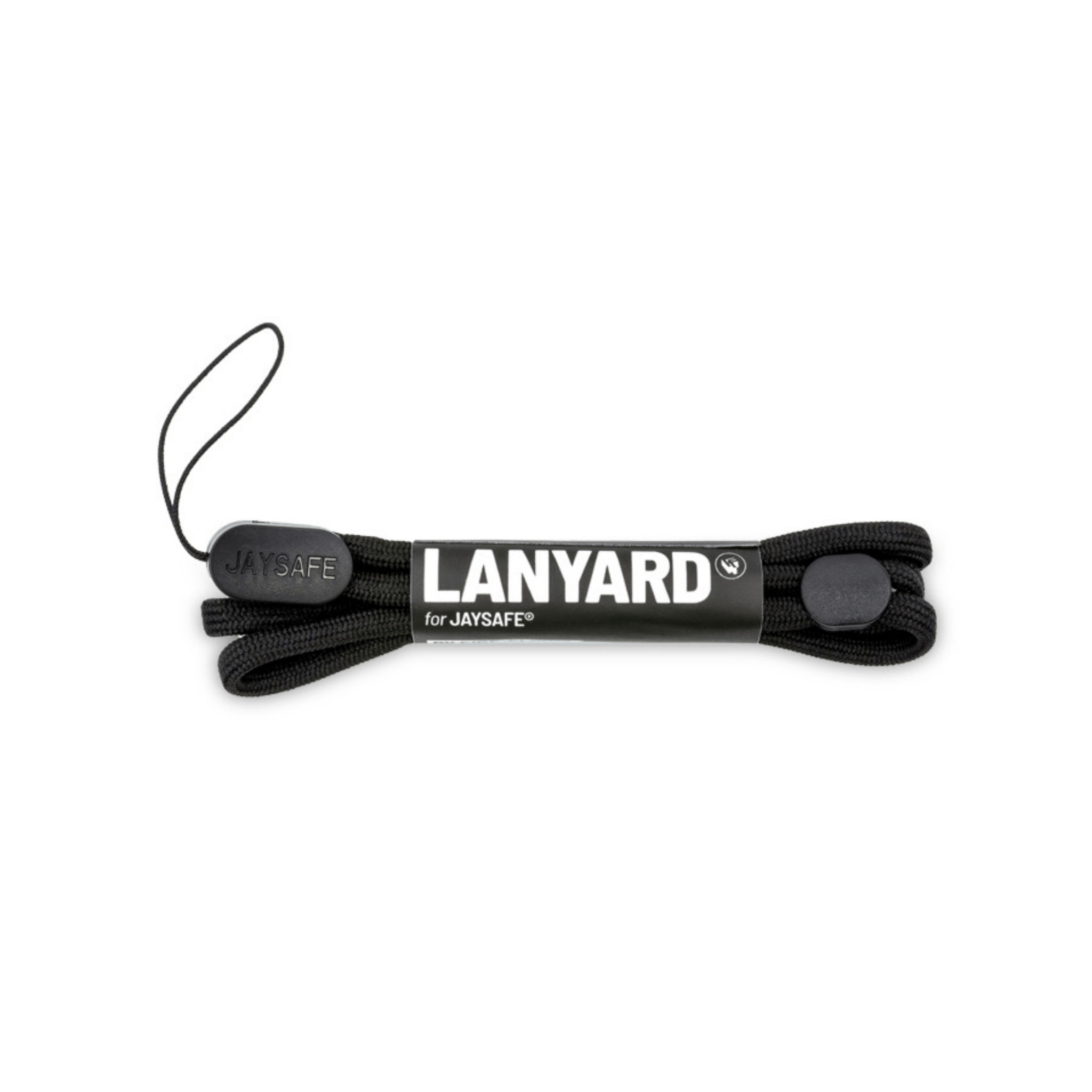 JAYSAFE Lanyard Schwarz Schlüsselband mit Sicherheitsverschluss