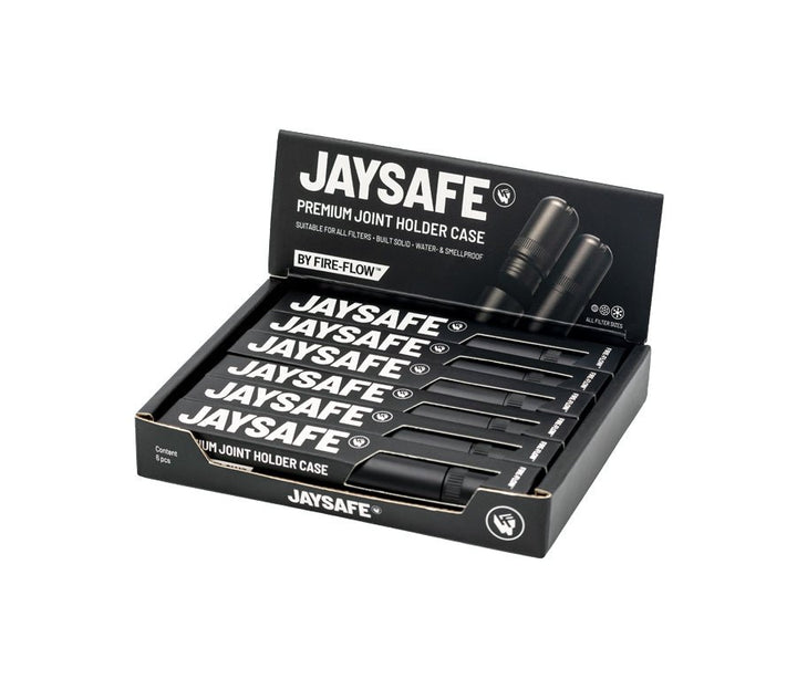 JAYSAFE Joint Tube Display Black – ca. 6 Stück im Tray