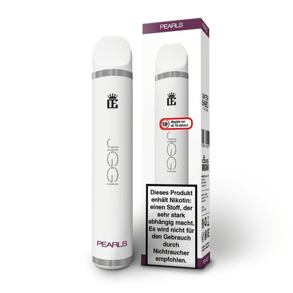JIGGI Pearls 20mg Einweg Vape mit Verpackung